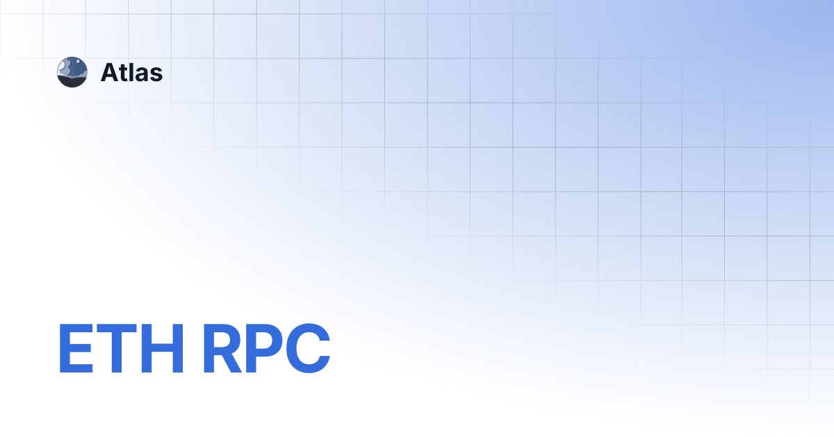 ETH RPC | Atlas